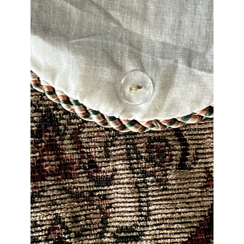 4 Springs Global Luxury Window Teardrop Valances Tapestry Damask Tassels 50